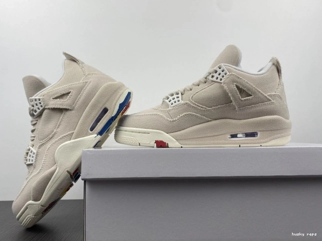 Rep Husky Canvas 4 DQ4909-100 Retro Jordan (W) Blank 0805